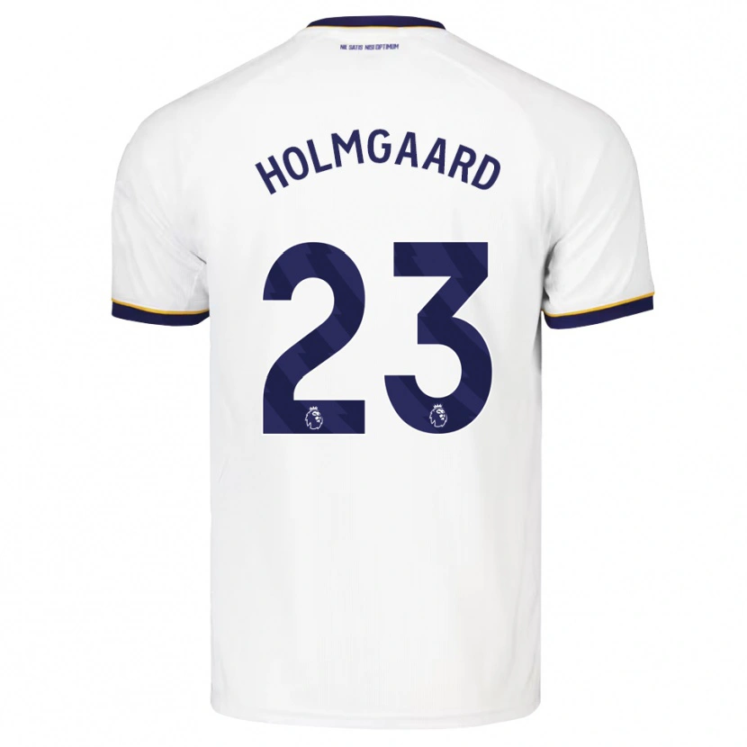 Danxen Damen Sara Holmgaard #23 Mitternachtsblau Weiß Gelb Auswärtstrikot Trikot 2026/27 T-Shirt Österreich