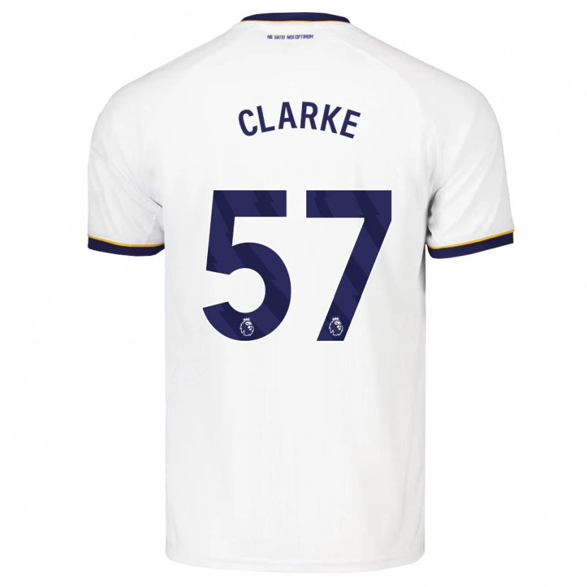 Danxen Damen Justin Clarke #57 Mitternachtsblau Weiß Gelb Auswärtstrikot Trikot 2026/27 T-Shirt Österreich