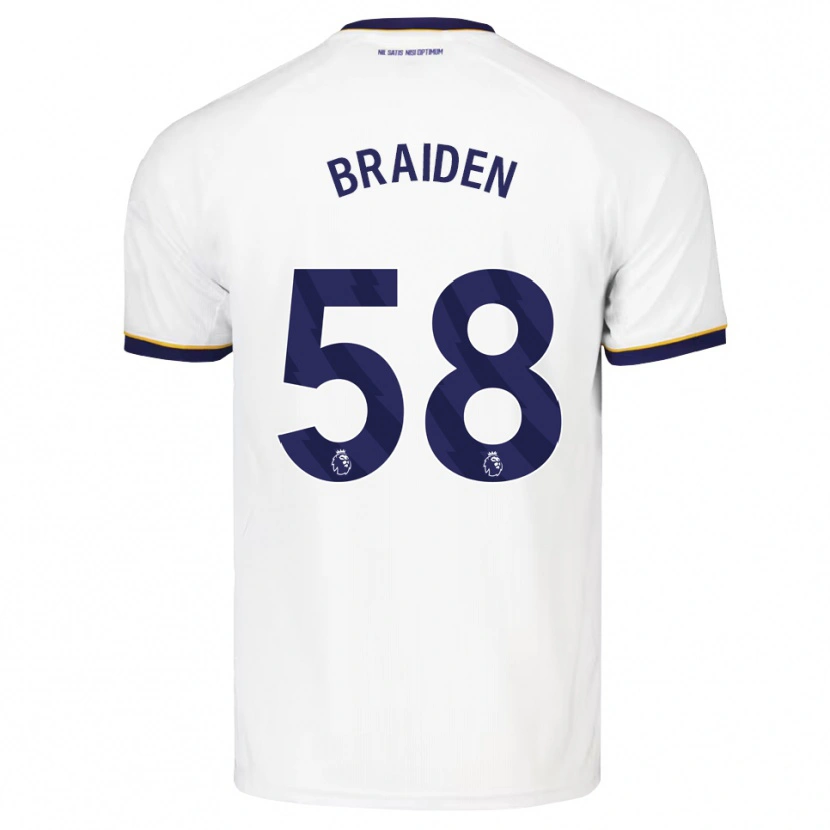 Danxen Damen Braiden Graham #58 Mitternachtsblau Weiß Gelb Auswärtstrikot Trikot 2026/27 T-Shirt Österreich