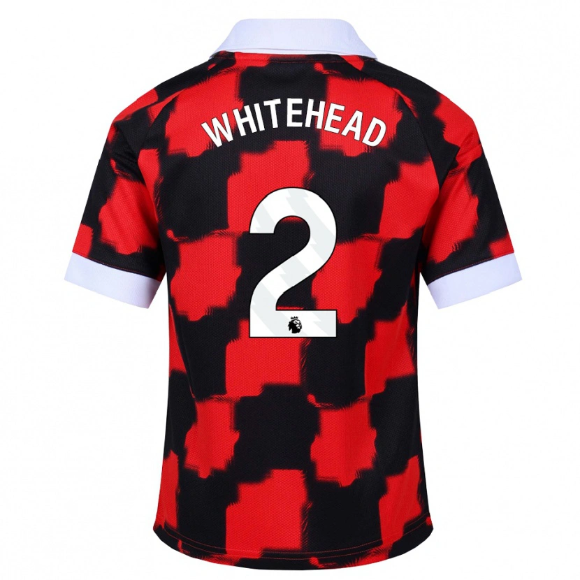 Danxen Damen Daniel Whitehead #2 Rot Weiß Schwarz Auswärtstrikot Trikot 2026/27 T-Shirt Österreich