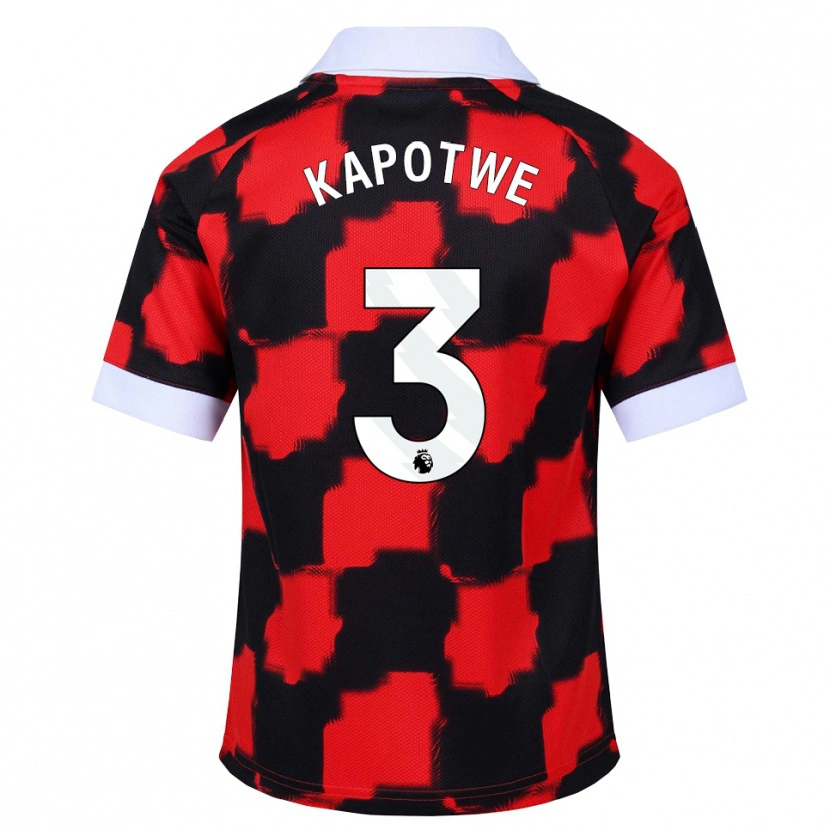 Danxen Damen Chase Kapotwe #3 Rot Weiß Schwarz Auswärtstrikot Trikot 2026/27 T-Shirt Österreich
