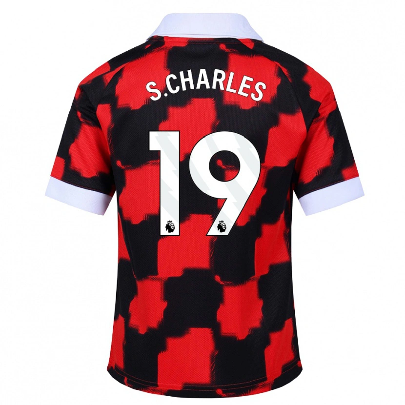 Danxen Damen Shea Charles #19 Rot Weiß Schwarz Auswärtstrikot Trikot 2026/27 T-Shirt Österreich