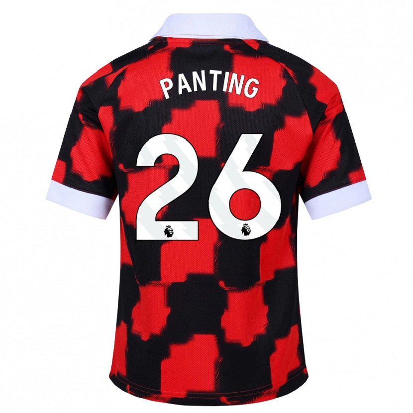 Danxen Damen Rachel Panting #26 Rot Weiß Schwarz Auswärtstrikot Trikot 2026/27 T-Shirt Österreich