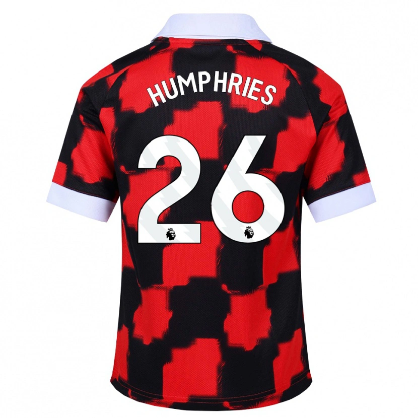 Danxen Damen Marni Humphries #26 Rot Weiß Schwarz Auswärtstrikot Trikot 2026/27 T-Shirt Österreich