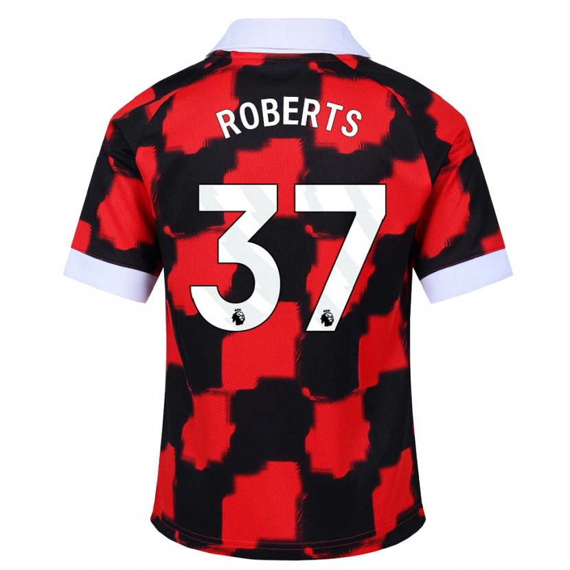 Danxen Damen Sophia Roberts #37 Rot Weiß Schwarz Auswärtstrikot Trikot 2026/27 T-Shirt Österreich
