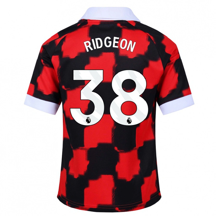 Danxen Damen Seth Ridgeon #38 Rot Weiß Schwarz Auswärtstrikot Trikot 2026/27 T-Shirt Österreich