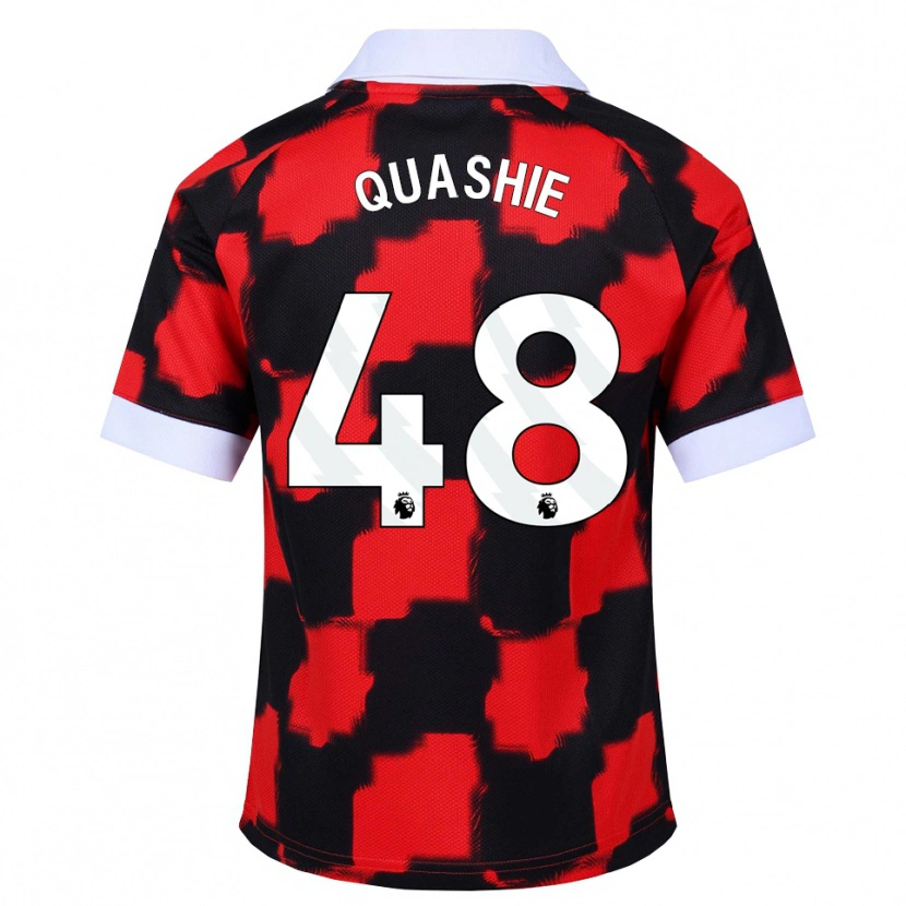 Danxen Damen Jayden Quashie #48 Rot Weiß Schwarz Auswärtstrikot Trikot 2026/27 T-Shirt Österreich