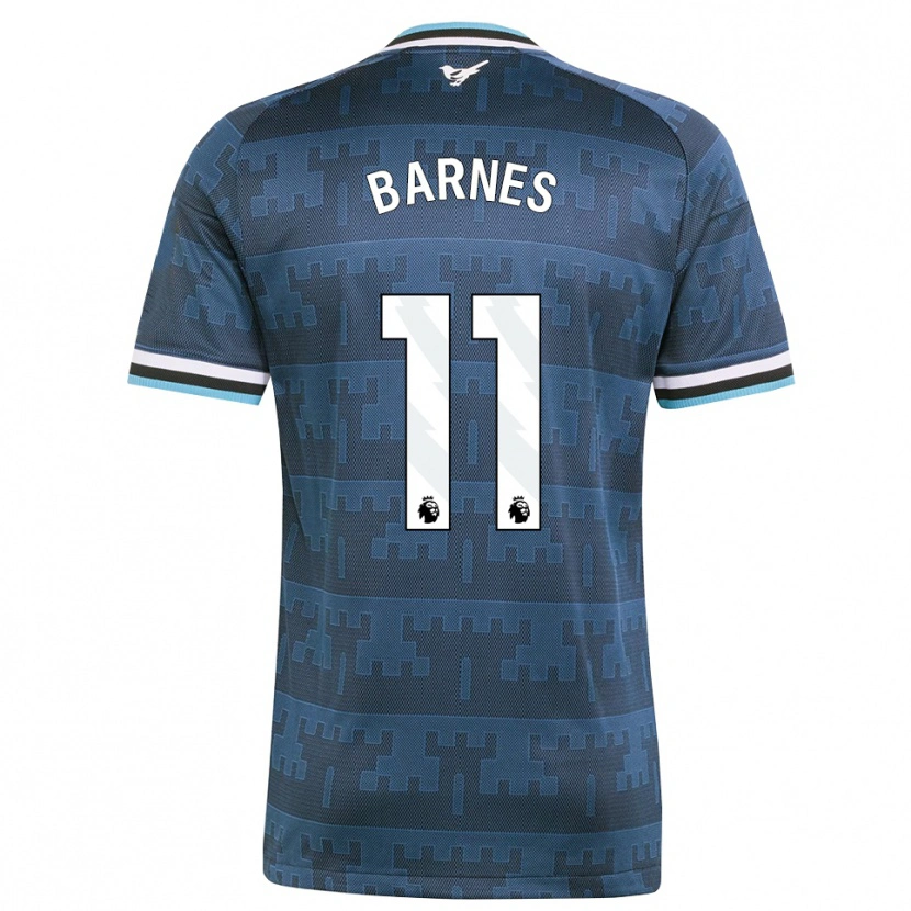 Danxen Damen Harvey Barnes #11 Gelb Schwarz Blau Auswärtstrikot Trikot 2026/27 T-Shirt Österreich