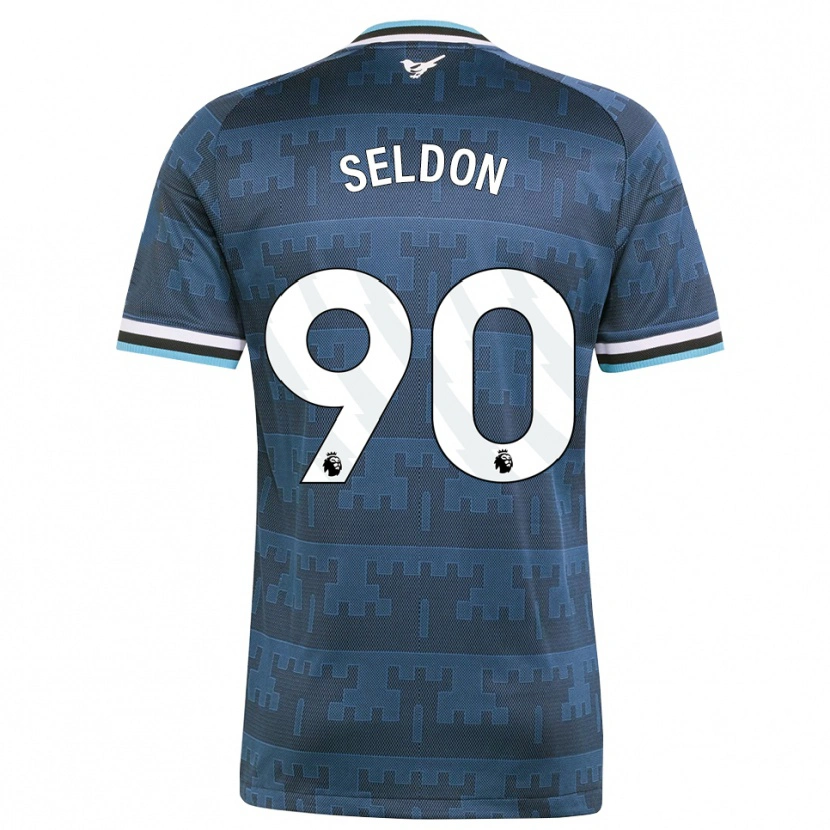 Danxen Damen Alfie Seldon #90 Gelb Schwarz Blau Auswärtstrikot Trikot 2026/27 T-Shirt Österreich