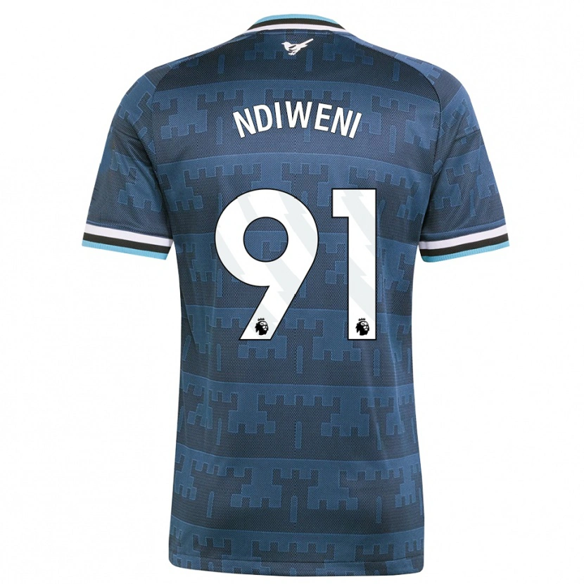 Danxen Damen Ethan Ndiweni #91 Gelb Schwarz Blau Auswärtstrikot Trikot 2026/27 T-Shirt Österreich