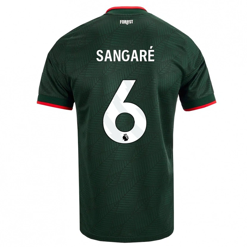 Danxen Damen Ibrahim Sangaré #6 Dunkelgrün Rot Auswärtstrikot Trikot 2026/27 T-Shirt Österreich