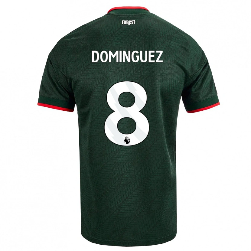 Danxen Damen Nicolás Domínguez #8 Dunkelgrün Rot Auswärtstrikot Trikot 2026/27 T-Shirt Österreich
