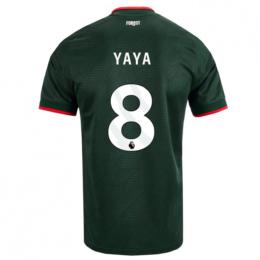 Danxen Damen Cherif Yaya #8 Dunkelgrün Rot Auswärtstrikot Trikot 2026/27 T-Shirt Österreich