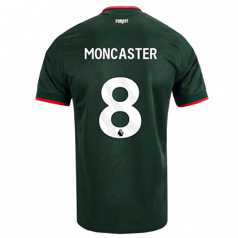 Danxen Damen Mai Moncaster #8 Dunkelgrün Rot Auswärtstrikot Trikot 2026/27 T-Shirt Österreich