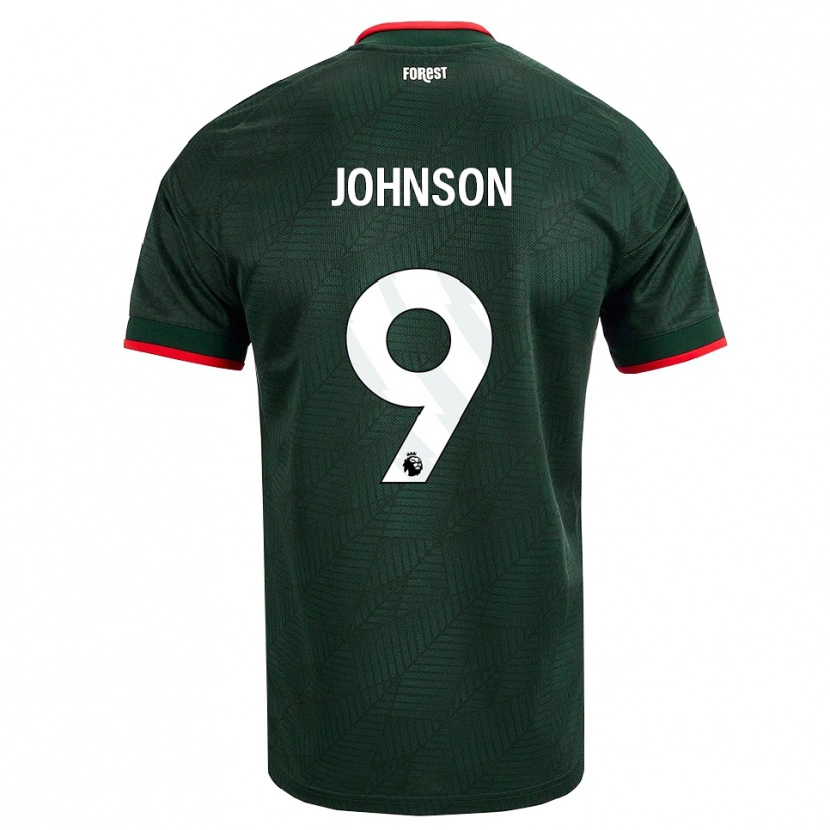 Danxen Damen Melissa Johnson #9 Dunkelgrün Rot Auswärtstrikot Trikot 2026/27 T-Shirt Österreich