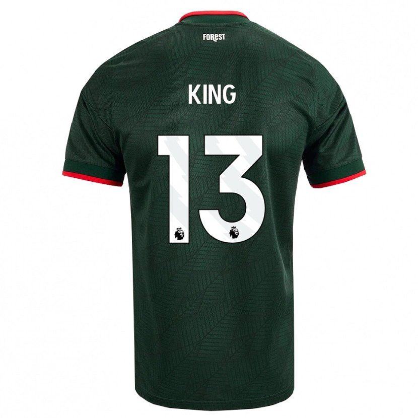 Danxen Damen Leo King #13 Dunkelgrün Rot Auswärtstrikot Trikot 2026/27 T-Shirt Österreich