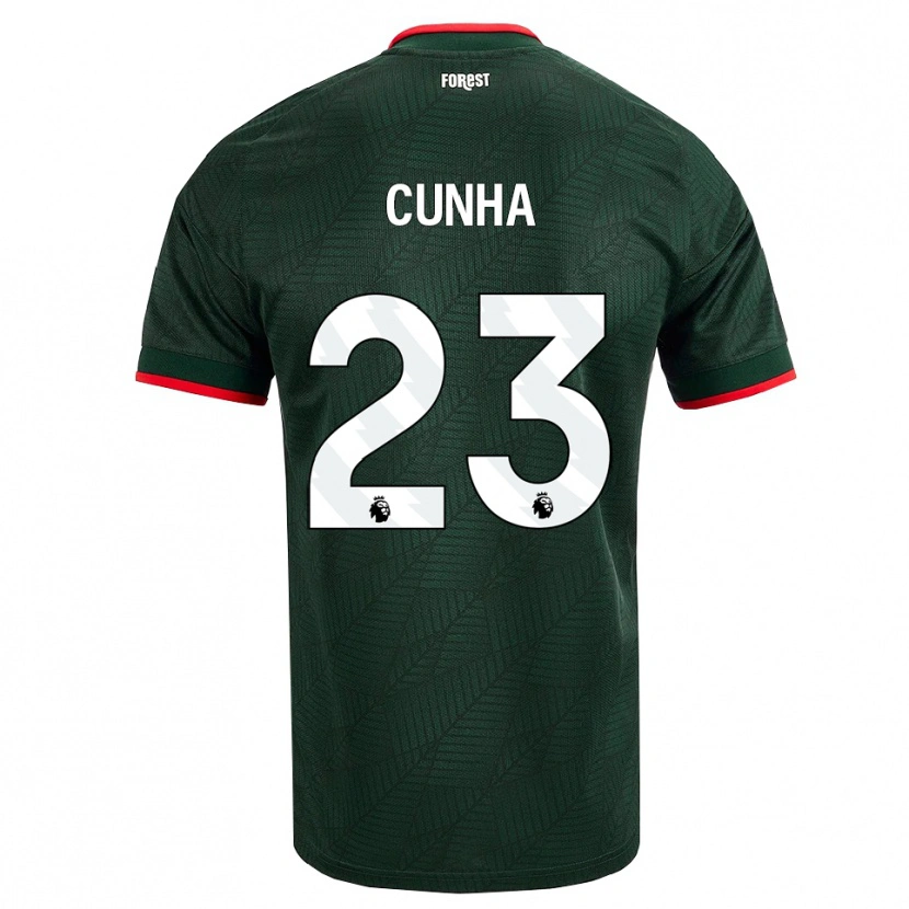 Danxen Damen Jair Cunha #23 Dunkelgrün Rot Auswärtstrikot Trikot 2026/27 T-Shirt Österreich
