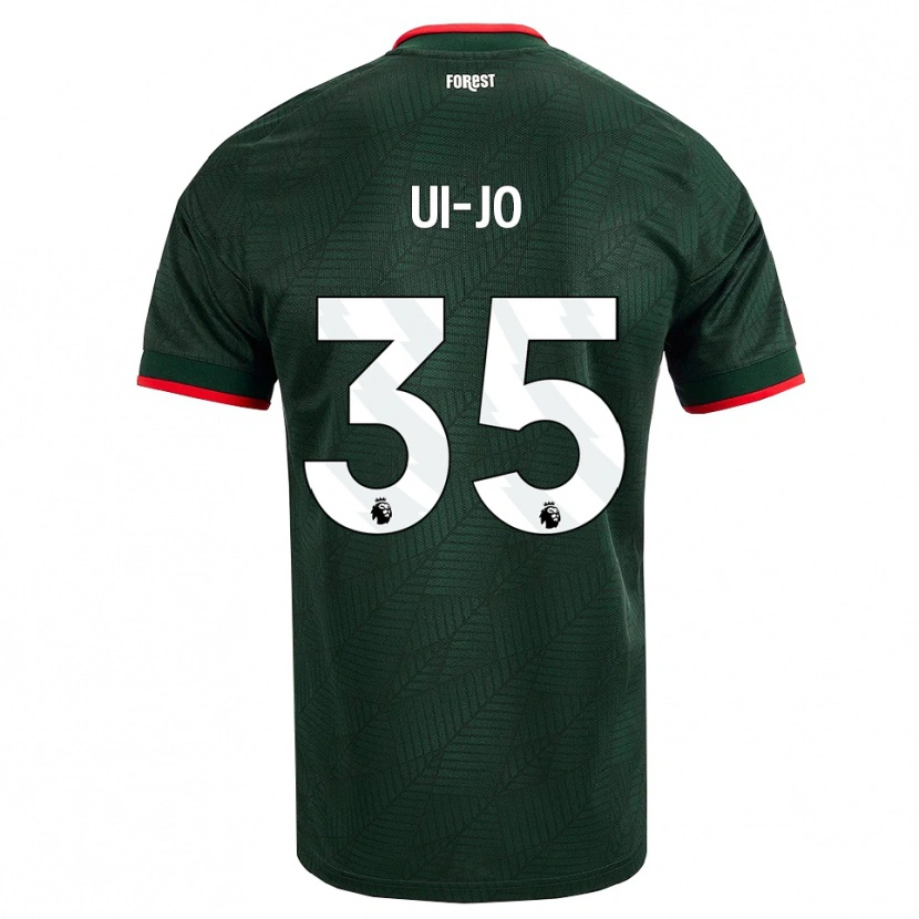 Danxen Damen Ui-Jo Hwang #35 Dunkelgrün Rot Auswärtstrikot Trikot 2026/27 T-Shirt Österreich
