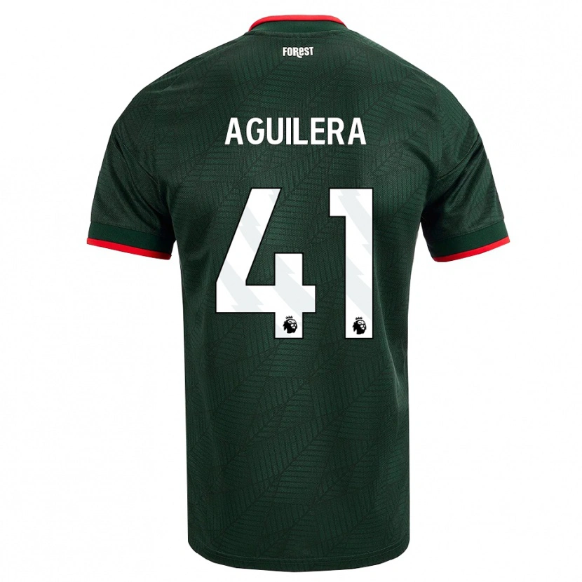 Danxen Damen Brandon Aguilera #41 Dunkelgrün Rot Auswärtstrikot Trikot 2026/27 T-Shirt Österreich