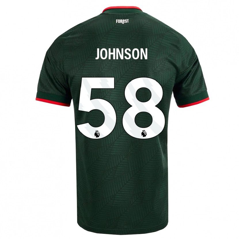 Danxen Damen Pharrell Johnson #58 Dunkelgrün Rot Auswärtstrikot Trikot 2026/27 T-Shirt Österreich
