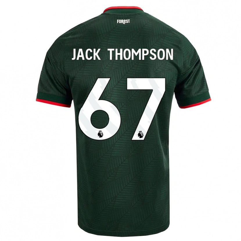 Danxen Damen Jack Thompson #67 Dunkelgrün Rot Auswärtstrikot Trikot 2026/27 T-Shirt Österreich