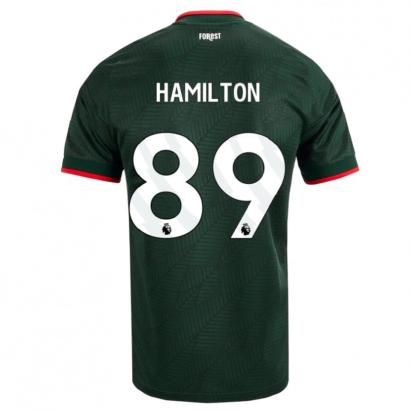Danxen Damen Scott Hamilton #89 Dunkelgrün Rot Auswärtstrikot Trikot 2026/27 T-Shirt Österreich