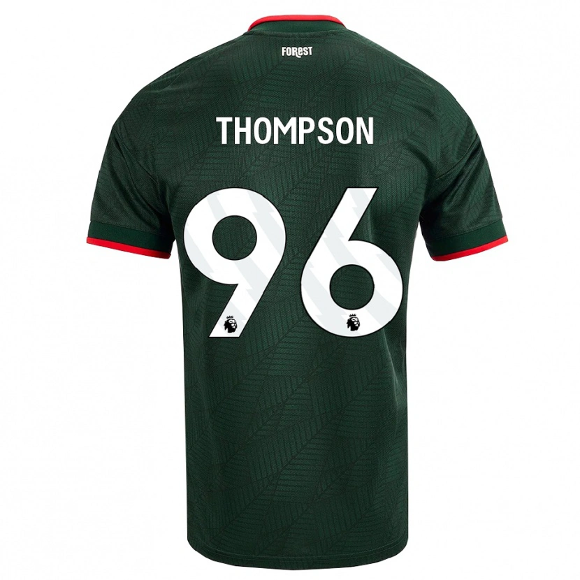 Danxen Damen Kalum Thompson #96 Dunkelgrün Rot Auswärtstrikot Trikot 2026/27 T-Shirt Österreich