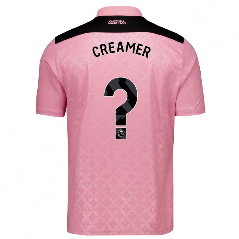 Danxen Damen Ben Creamer #0 Hellrosa Schwarz Auswärtstrikot Trikot 2026/27 T-Shirt Österreich