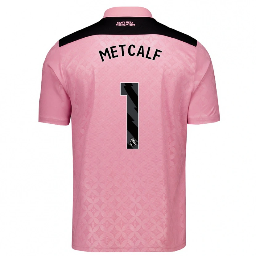Danxen Damen Ben Metcalf #1 Hellrosa Schwarz Auswärtstrikot Trikot 2026/27 T-Shirt Österreich