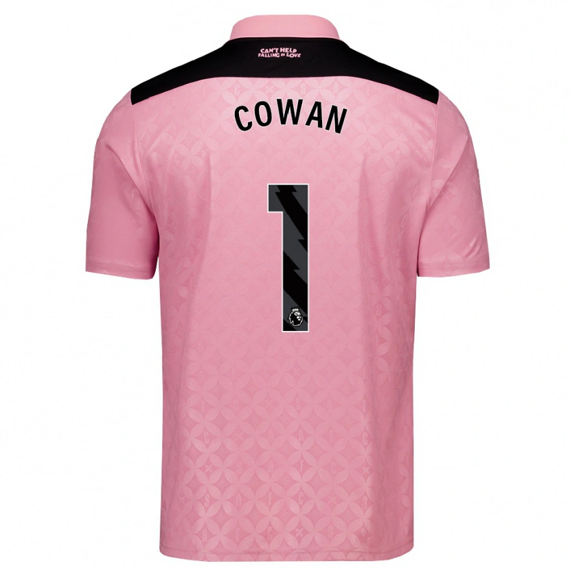Danxen Damen Joe Cowan #1 Hellrosa Schwarz Auswärtstrikot Trikot 2026/27 T-Shirt Österreich