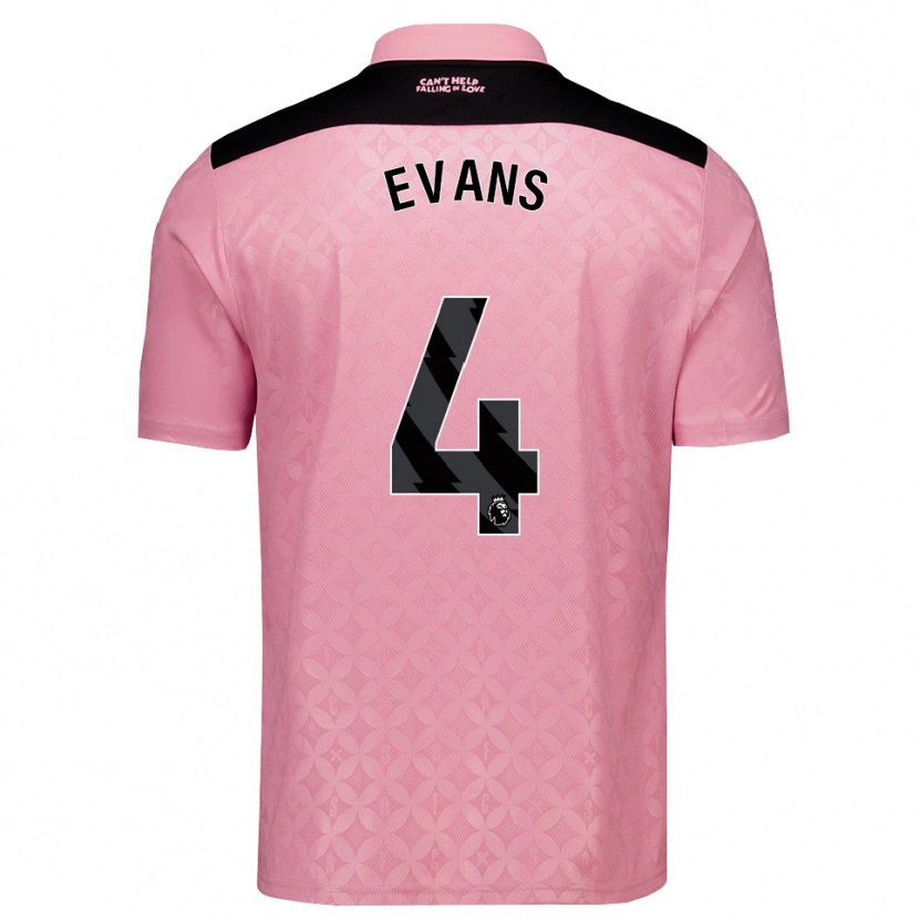 Danxen Damen Corry Evans #4 Hellrosa Schwarz Auswärtstrikot Trikot 2026/27 T-Shirt Österreich