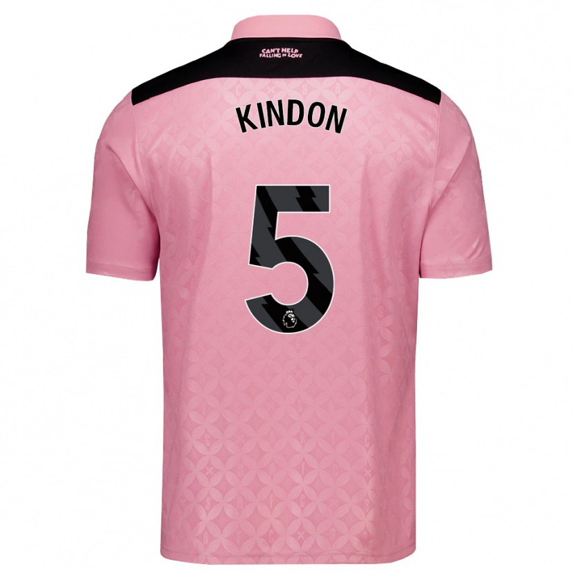Danxen Damen Ben Kindon #5 Hellrosa Schwarz Auswärtstrikot Trikot 2026/27 T-Shirt Österreich