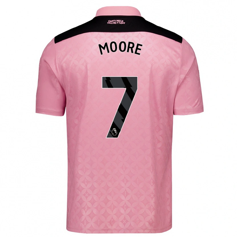 Danxen Damen Ethan Moore #7 Hellrosa Schwarz Auswärtstrikot Trikot 2026/27 T-Shirt Österreich