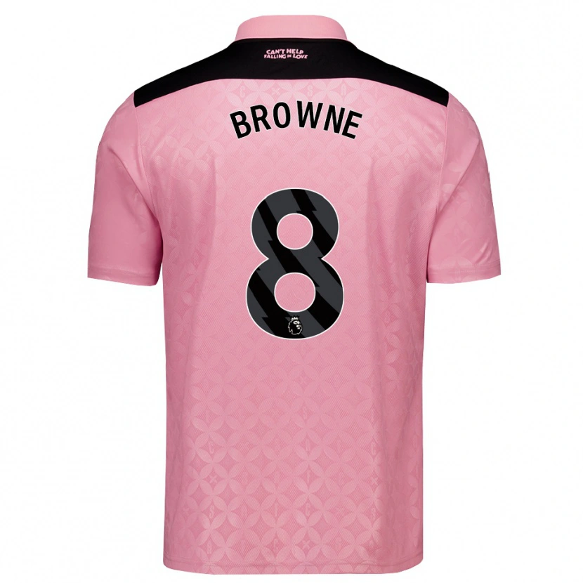 Danxen Damen Alan Browne #8 Hellrosa Schwarz Auswärtstrikot Trikot 2026/27 T-Shirt Österreich