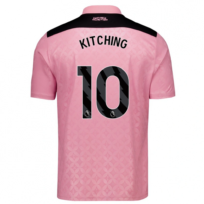 Danxen Damen Katie Kitching #10 Hellrosa Schwarz Auswärtstrikot Trikot 2026/27 T-Shirt Österreich