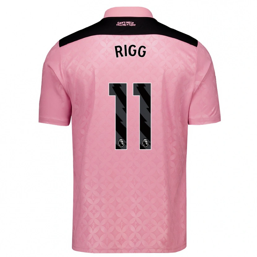 Danxen Damen Chris Rigg #11 Hellrosa Schwarz Auswärtstrikot Trikot 2026/27 T-Shirt Österreich