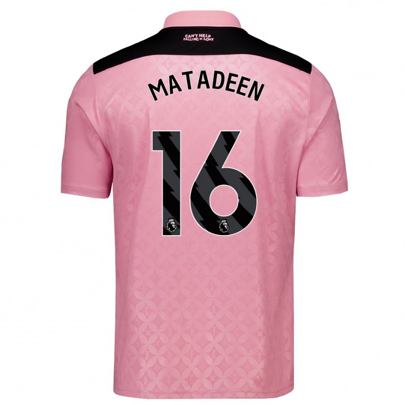 Danxen Damen Jay Matadeen #16 Hellrosa Schwarz Auswärtstrikot Trikot 2026/27 T-Shirt Österreich