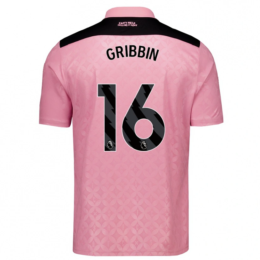 Danxen Damen Lewis Gribbin #16 Hellrosa Schwarz Auswärtstrikot Trikot 2026/27 T-Shirt Österreich