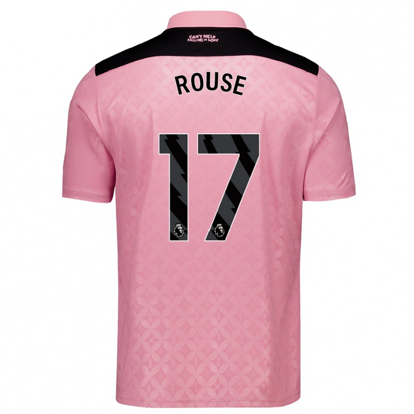Danxen Damen Mollie Rouse #17 Hellrosa Schwarz Auswärtstrikot Trikot 2026/27 T-Shirt Österreich