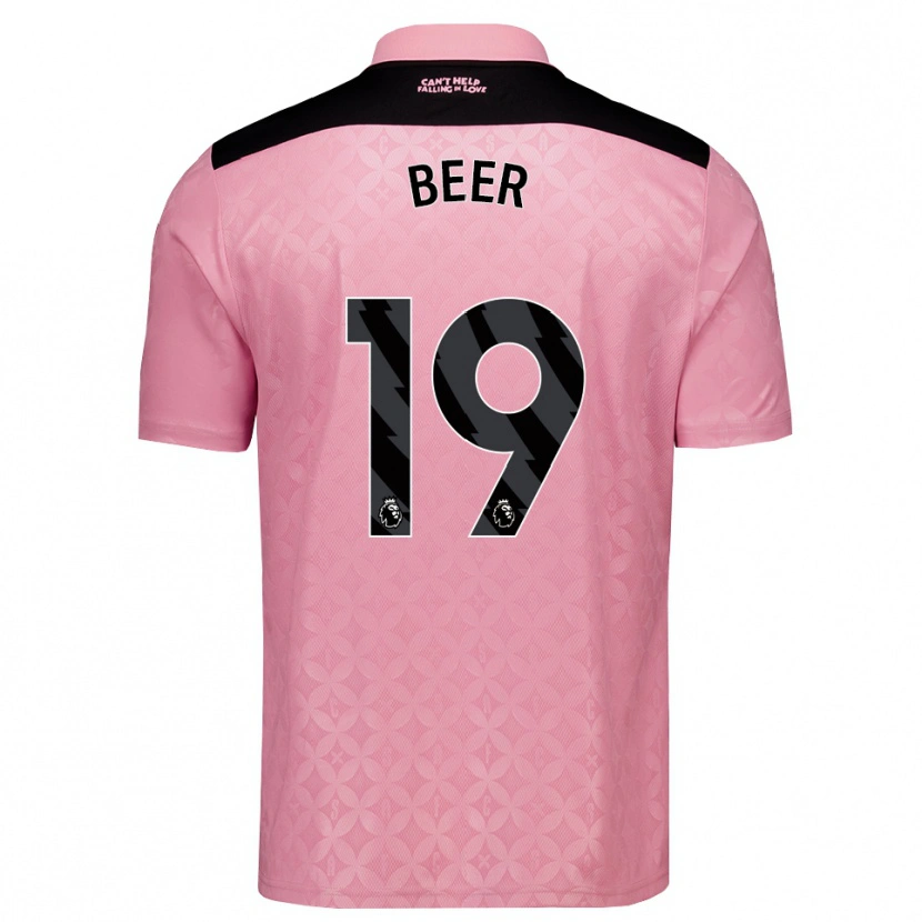 Danxen Damen Megan Beer #19 Hellrosa Schwarz Auswärtstrikot Trikot 2026/27 T-Shirt Österreich