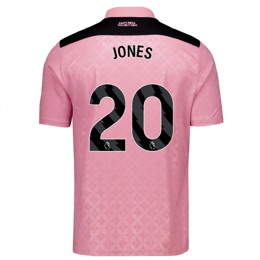 Danxen Damen Ellen Jones #20 Hellrosa Schwarz Auswärtstrikot Trikot 2026/27 T-Shirt Österreich