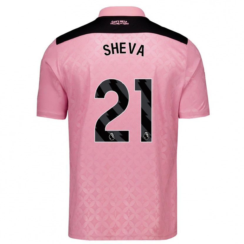 Danxen Damen Marissa Sheva #21 Hellrosa Schwarz Auswärtstrikot Trikot 2026/27 T-Shirt Österreich