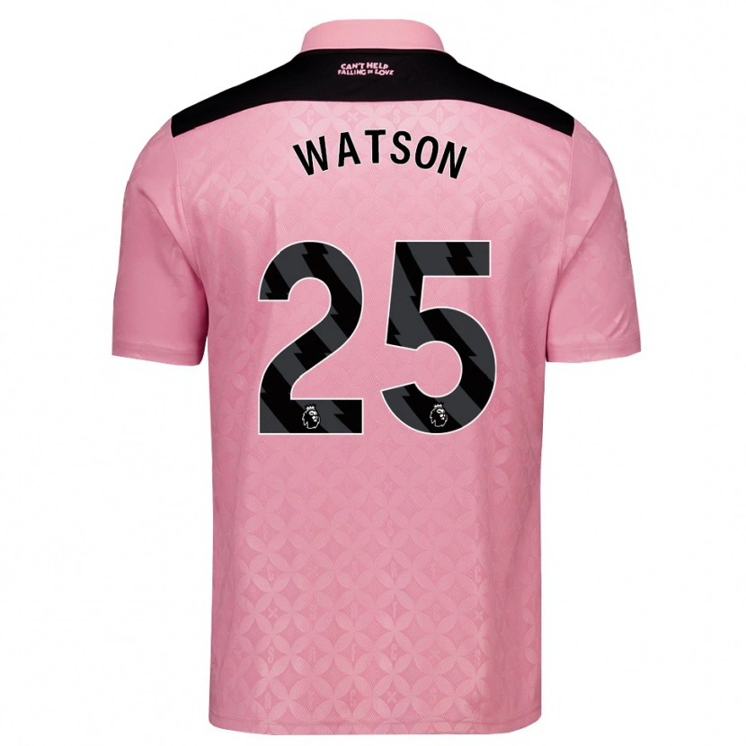 Danxen Damen Katy Watson #25 Hellrosa Schwarz Auswärtstrikot Trikot 2026/27 T-Shirt Österreich