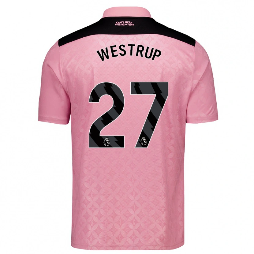 Danxen Damen Brianna Westrup #27 Hellrosa Schwarz Auswärtstrikot Trikot 2026/27 T-Shirt Österreich