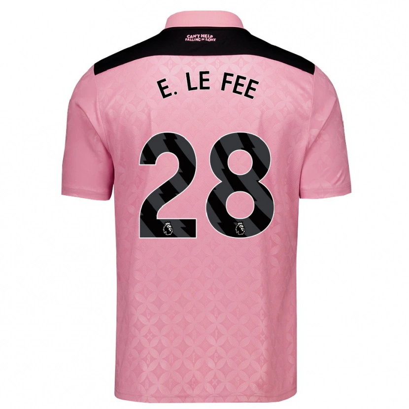 Danxen Damen Enzo Le Fée #28 Hellrosa Schwarz Auswärtstrikot Trikot 2026/27 T-Shirt Österreich