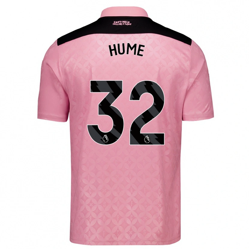 Danxen Damen Trai Hume #32 Hellrosa Schwarz Auswärtstrikot Trikot 2026/27 T-Shirt Österreich