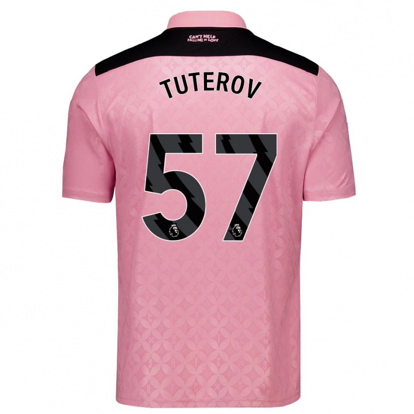 Danxen Damen Timur Tuterov #57 Hellrosa Schwarz Auswärtstrikot Trikot 2026/27 T-Shirt Österreich