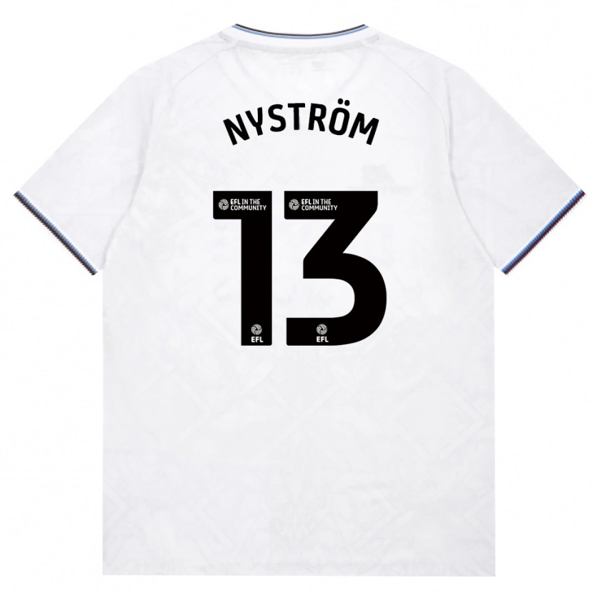 Danxen Damen Eva Nyström #13 Burgund Weiß Auswärtstrikot Trikot 2026/27 T-Shirt Österreich