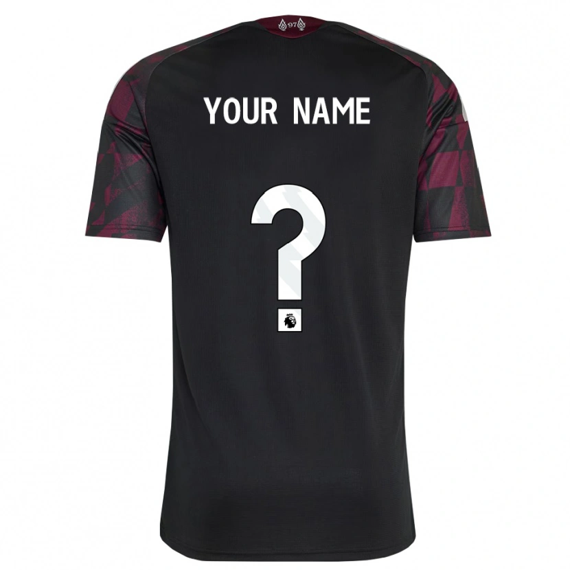 Danxen Damen Ihren Namen #0 Schwarz Weiß Violett Ausweichtrikot Trikot 2026/27 T-Shirt Österreich