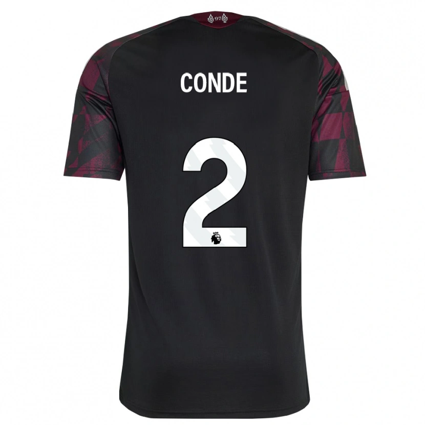 Danxen Damen Lenix Conde #2 Schwarz Weiß Violett Ausweichtrikot Trikot 2026/27 T-Shirt Österreich